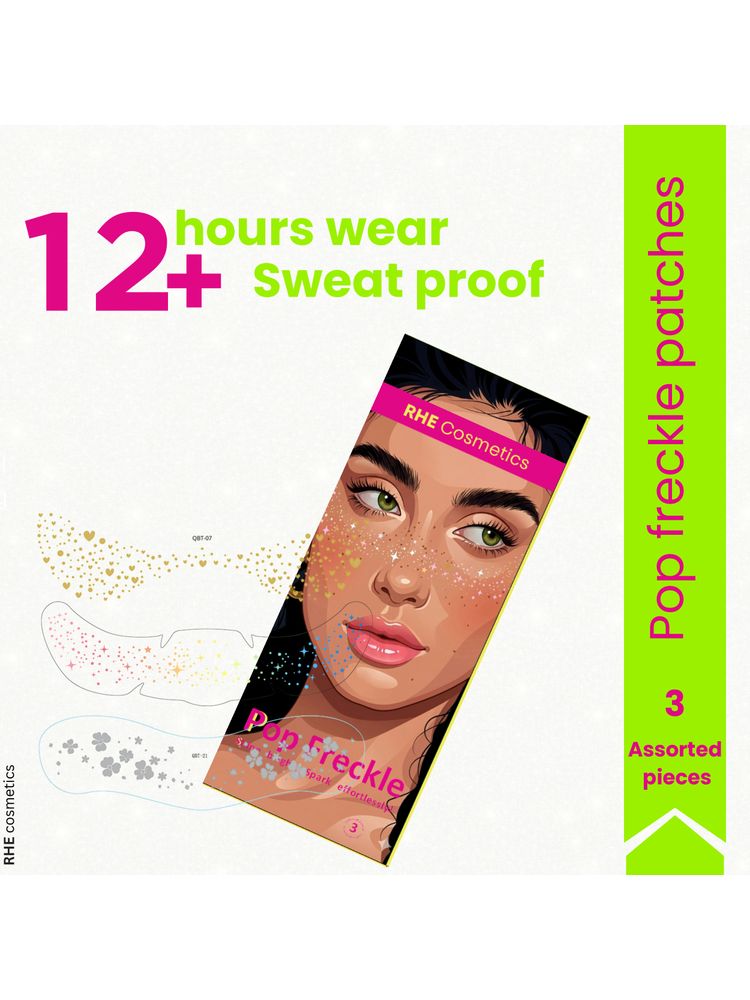 Rhe Cosmetics Pop Freckle Magic Patches - Golden,silver,multi Colour-image-25