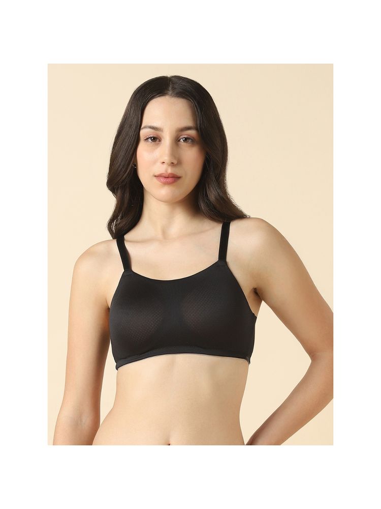 Van Heusen Women Solid Medium Coverage Padded Pull On Bra - Black-picture-14