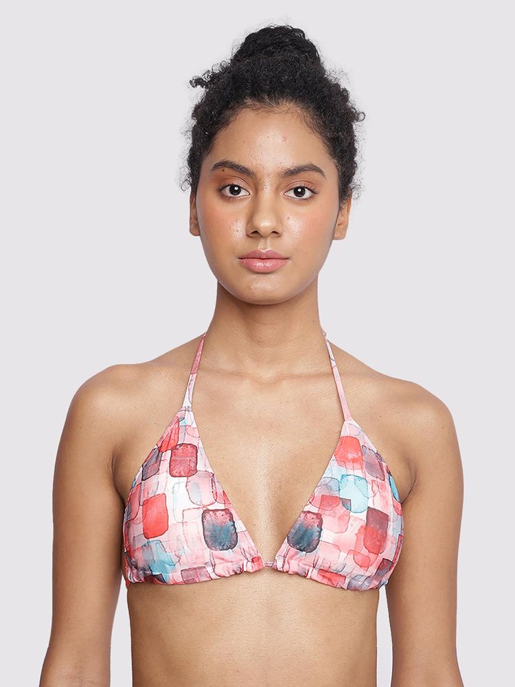La Intimo Byram Gore Tie Able Bikini Top-image-49