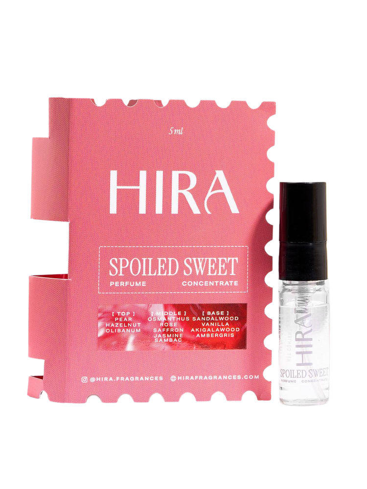 HIRA Spoiled Sweet Mini Travel Size Eau De Parfum for Women (Pear, Hazelnut, Vanilla, Everyday)-image-6