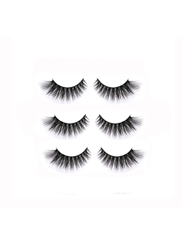 Gorgio Professional GE0318 Eyelashes - Pack Of 3 (Colour & Shape May Vary)-picture-36