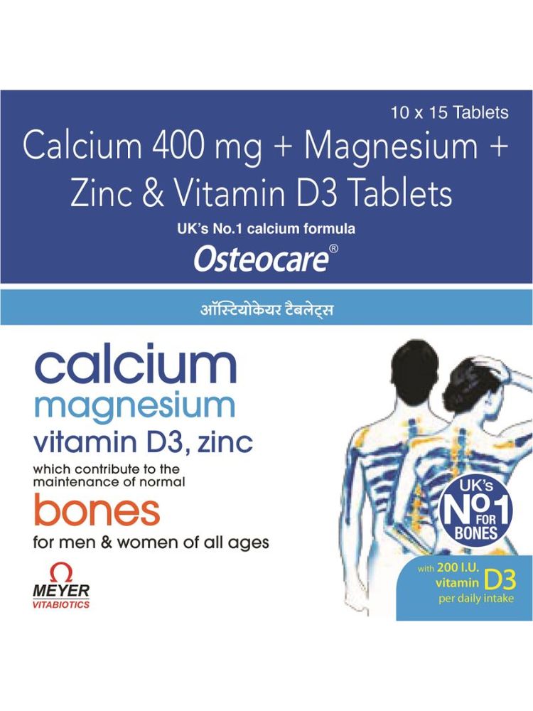 Osteocare Tablets(calcium 400mg+magnesium+zinc & Vitamin D3 Tablets)-picture-17