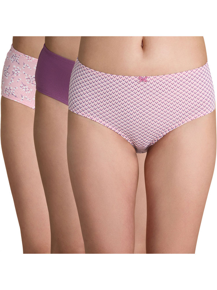 Nykd by Nykaa Cotton Hipster with Anti odor-NYP100 Assortment 6 (Pack of 3)-picture-13