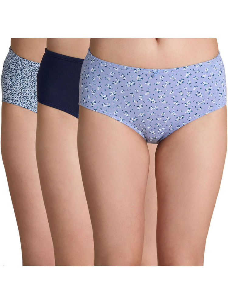 Nykd by Nykaa Cotton Hipster with Anti odor-NYP100 Assortment 7 (Pack of 3)-picture-15