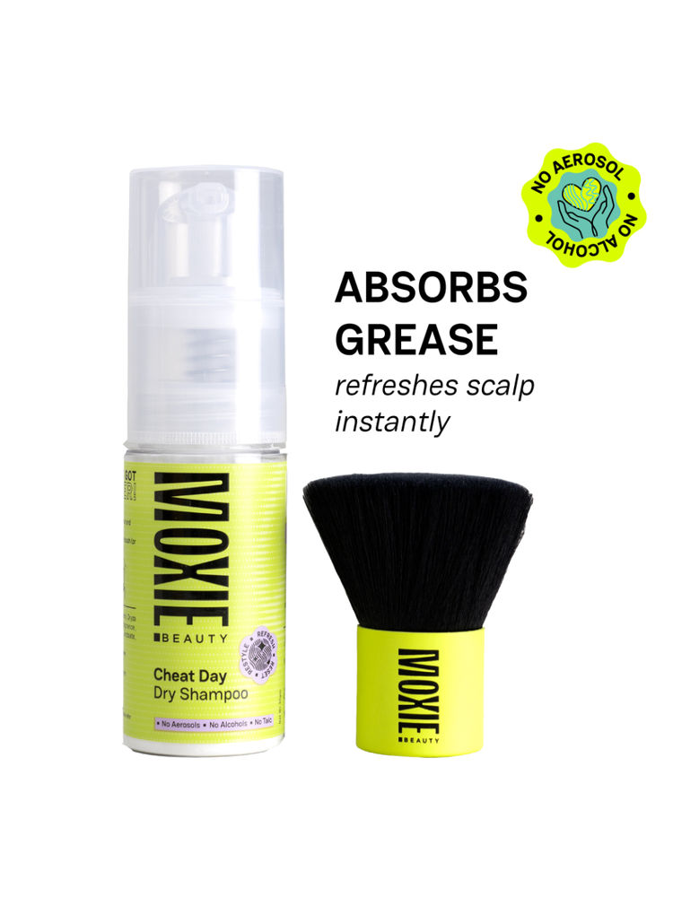 Moxie Beauty Cheat Day Dry Shampoo & Brush Duo