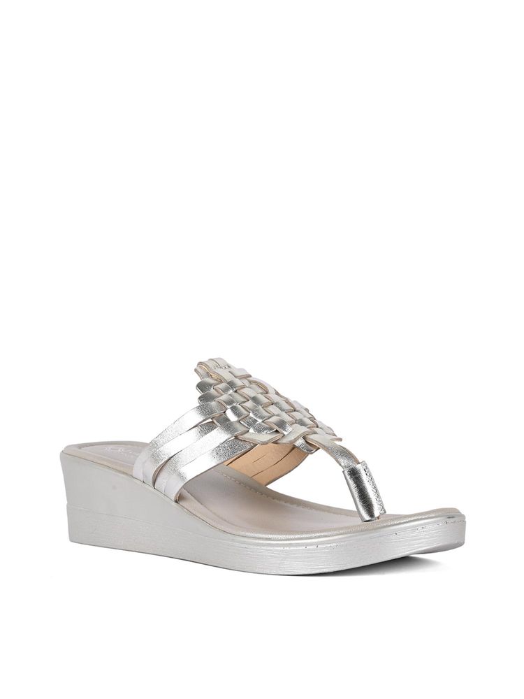 Vanilla Moon Women Cole Silver Wedges-picture-35