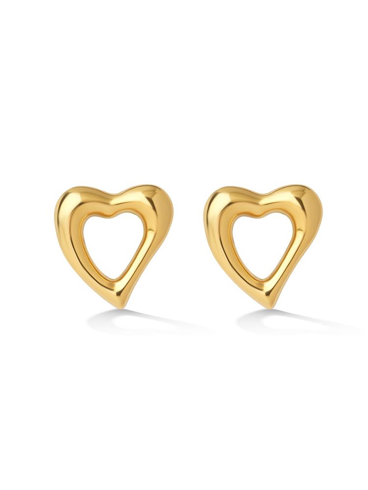 Palmonas Heart Frame Stud Earring For Women - Waterproof And Anti-Tarnish-picture-15