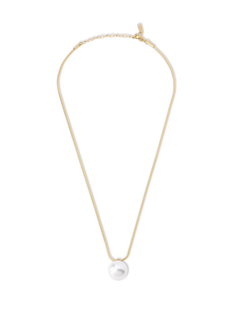 Palmonas Minimal Pearl Charm Necklace For Women - Waterproof And Anti-Tarnish-image-39