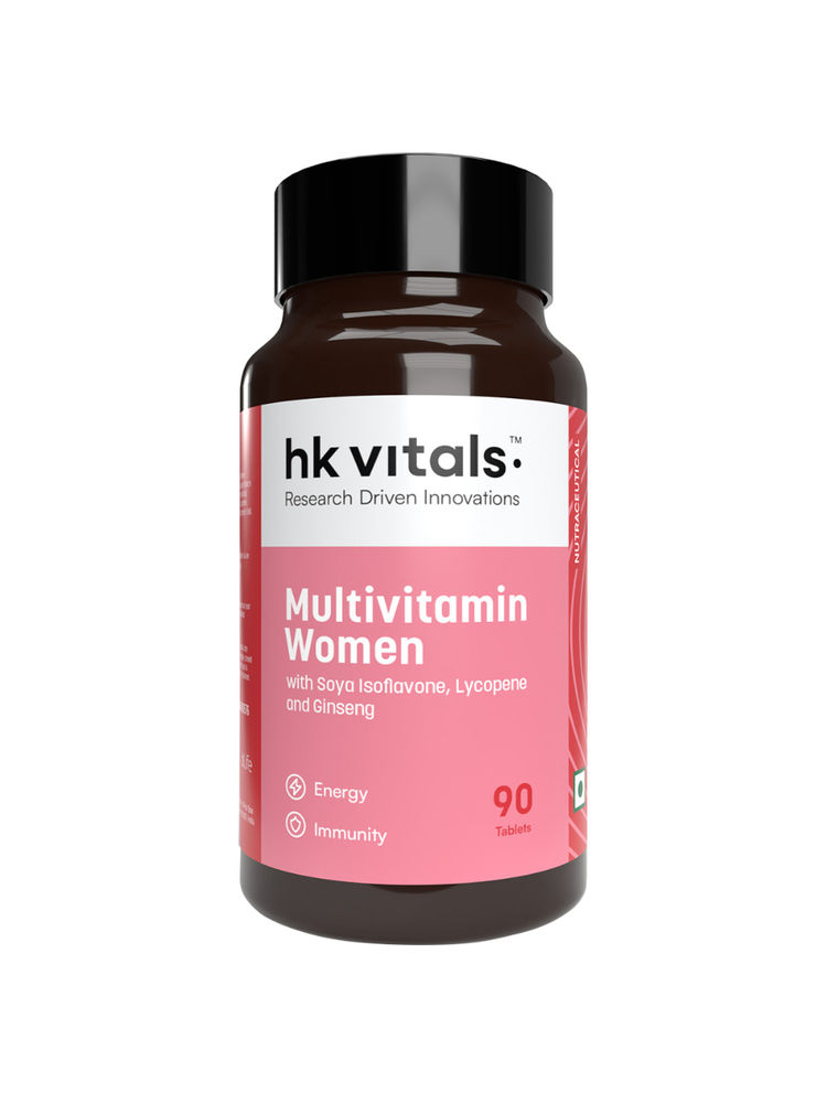 HealthKart Hk Vitals Multivitamin For Women, Boosts Energy, Stamina, And Skin Health