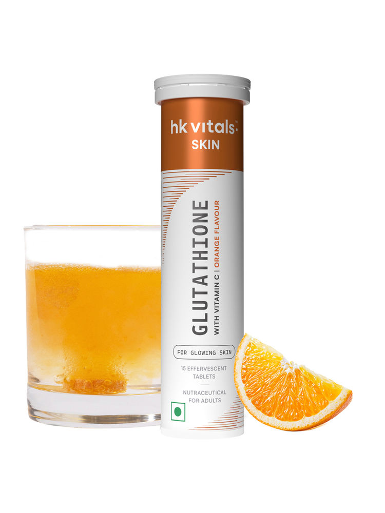 HealthKart HK Vitals Glutathione Effervescent Tablets - Orange