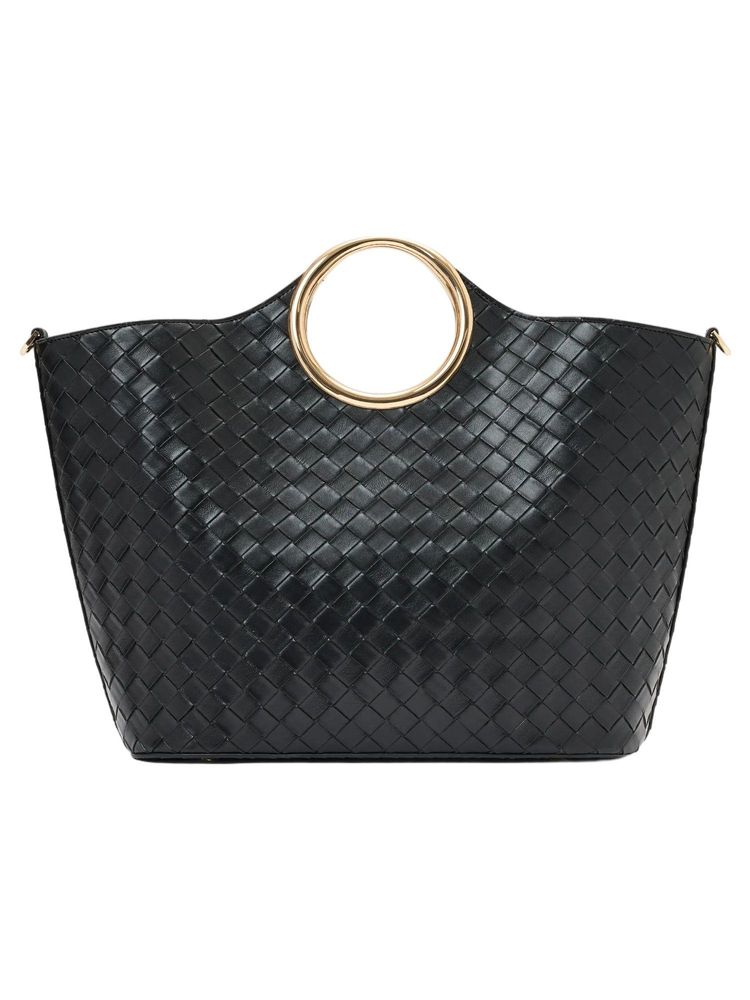 Forever New Valentina Metal Handle Weave Tote Bag-picture-10