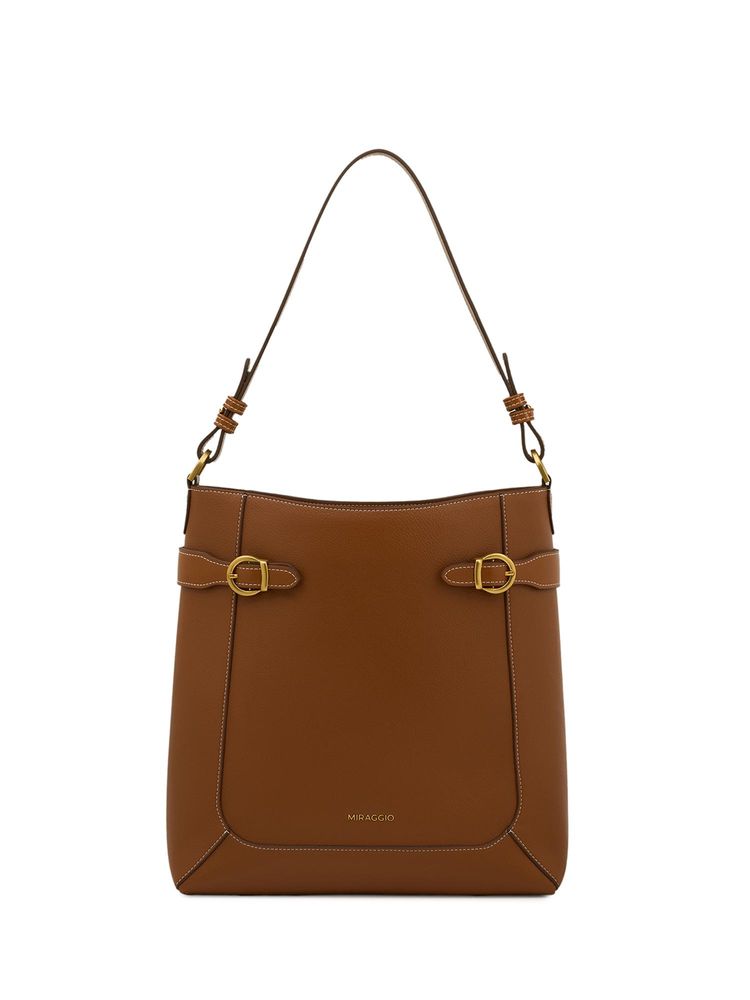 MIRAGGIO Elinor Hobo Brown Handbag-picture-15