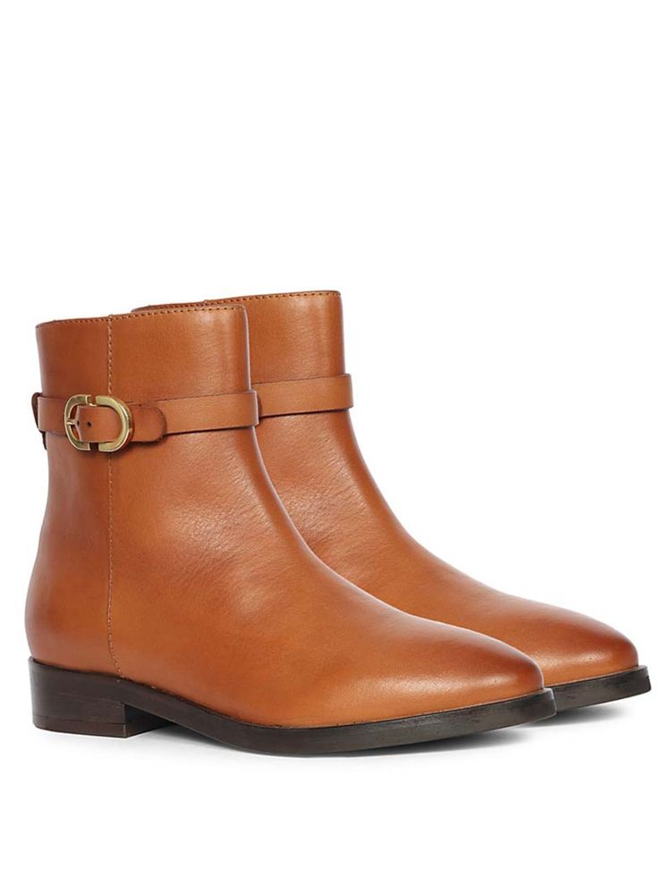 Saint G Womens Tan Leather Ankle Boots-image-9