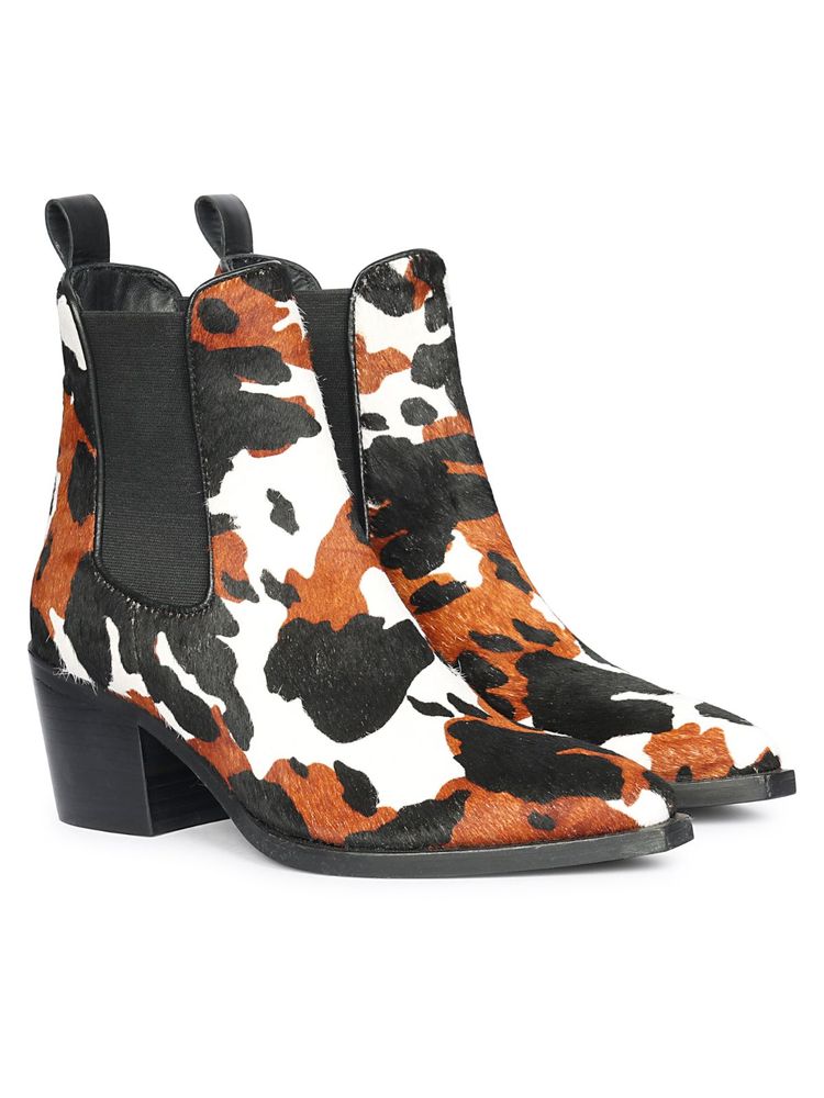 Saint G Womens Multi-Color Leather Ankle Chelsea Boots-picture-12
