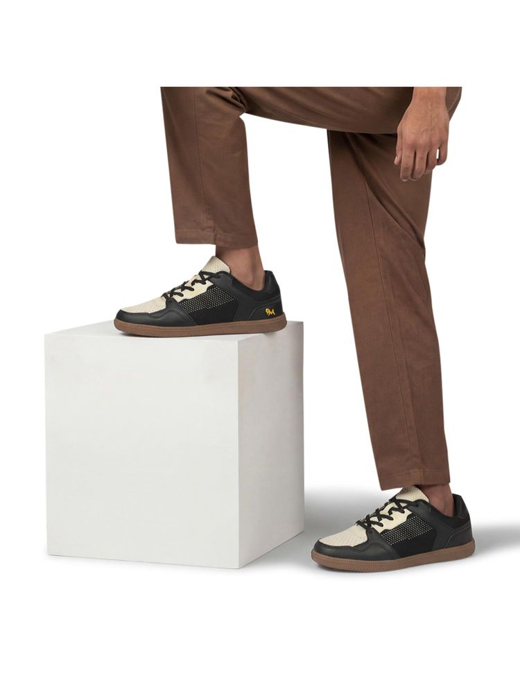 Neeman's 90s Duo Black Sneakers For Unisex-image-26