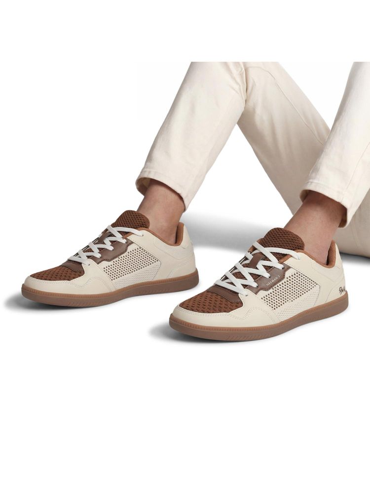 neemans Neeman's 90s Duo Brown Sneakers For Unisex-picture-15