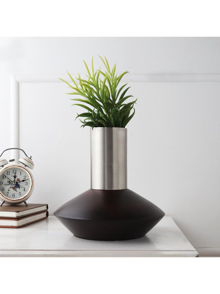 De Maison Decor Short Deidra Vase” Black Wood-image-48