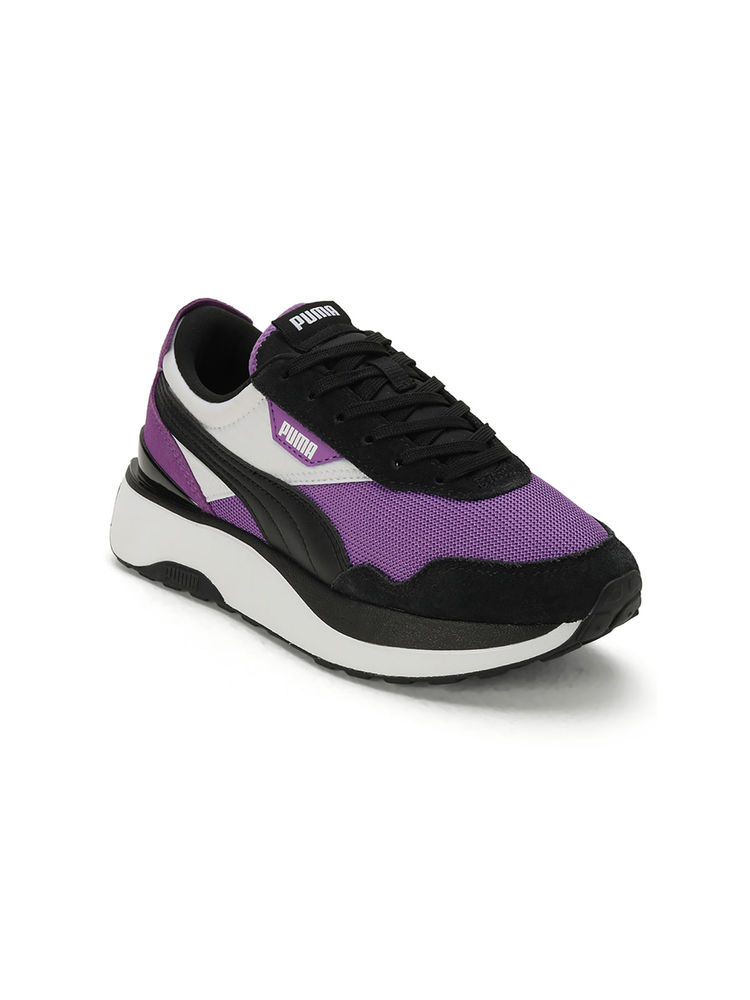 Puma Cruise Rider Silk Road V1 Womens Black & Purple Sneakers-image-46