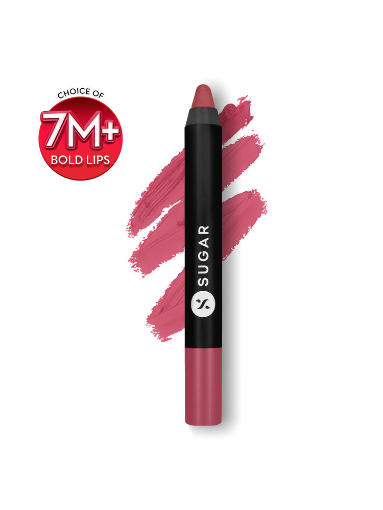 SUGAR Matte As Hell Crayon Lipstick With Free Sharpener