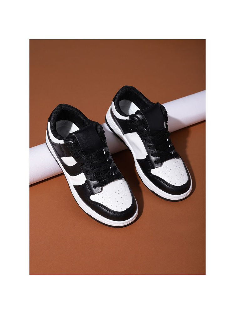 Truffle Collection Black Solid Sneakers-picture-25