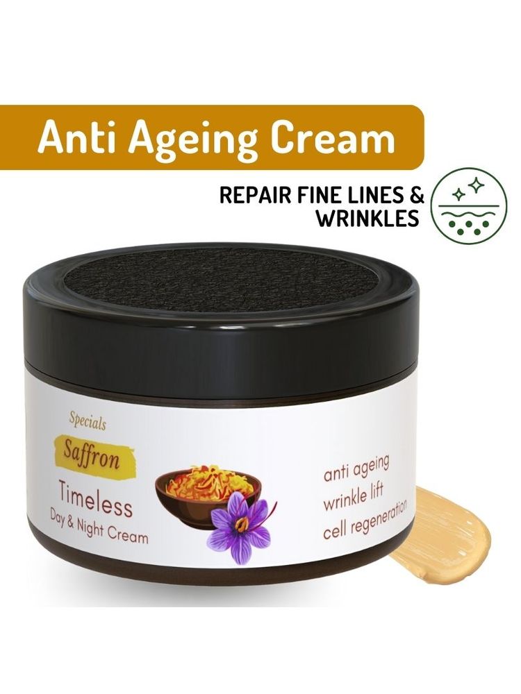 Mystiq Living Anti Aging Wrinkle Face Cream With Ceremide, Saffron, Collagen Peptide & Skin Firming-picture-16