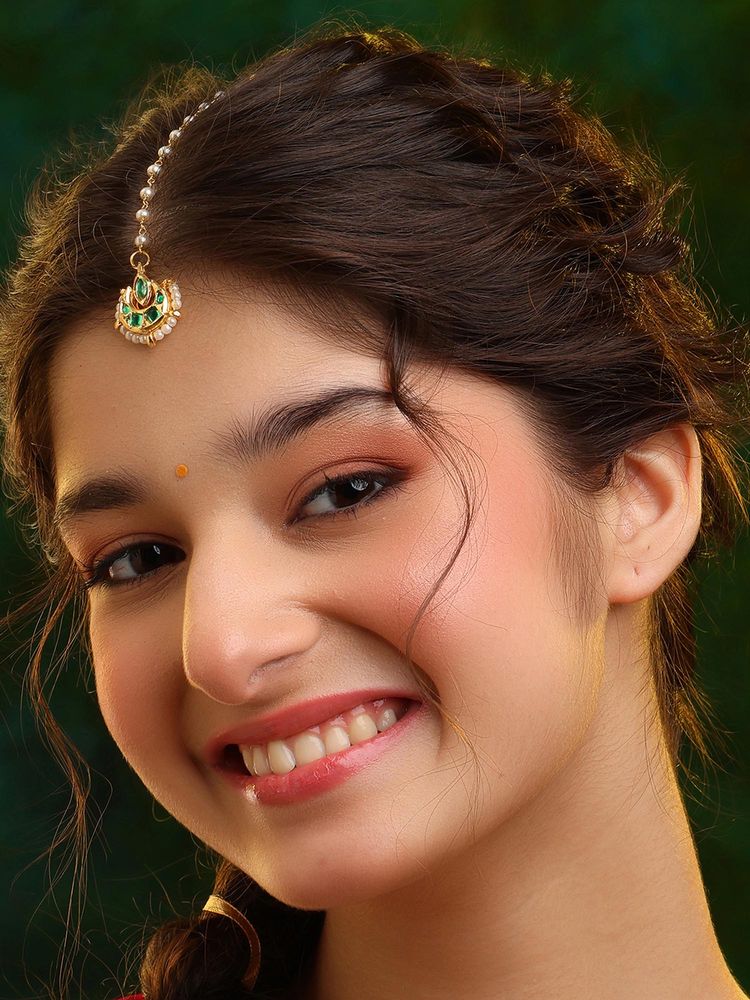 Ruby Raang Studio Sundari Maang Tikka-image-33
