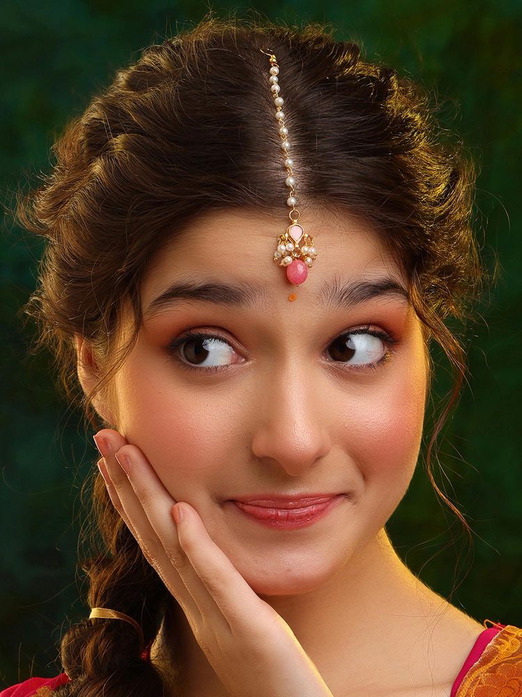Ruby Raang Studio Sitara Sparkle Maang Tikka-picture-44
