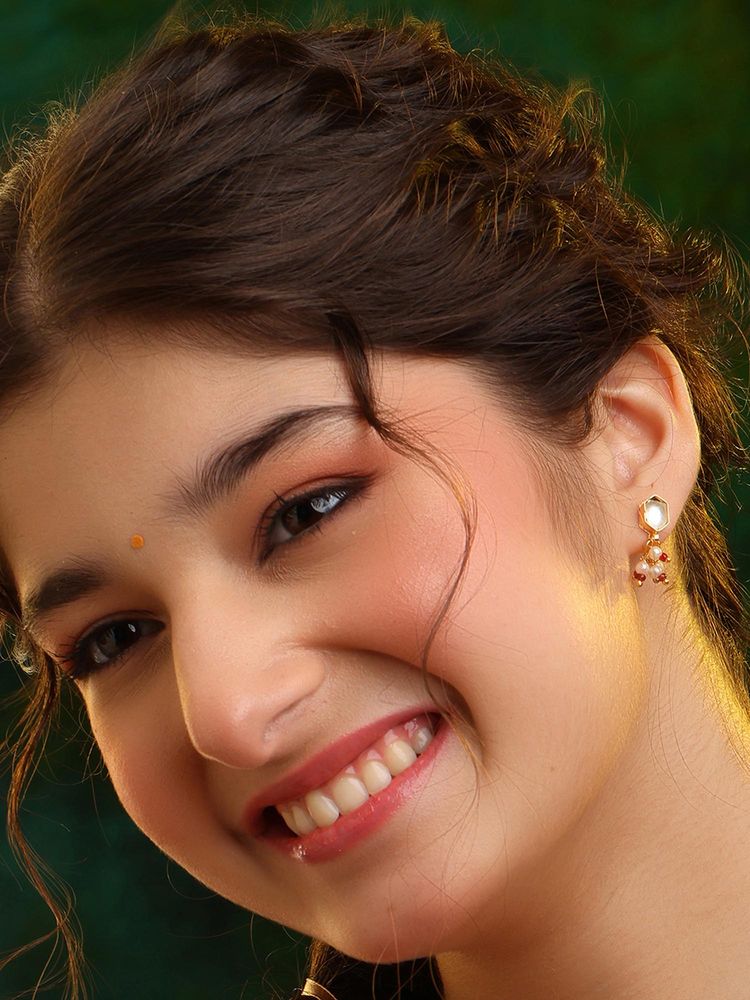 Ruby Raang Studio Gulnaar Mini Drops Earrings-picture-47