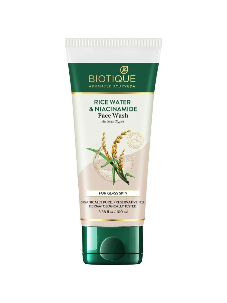 Biotique Rice Water & Niacinamide Gel Face Wash-image-8