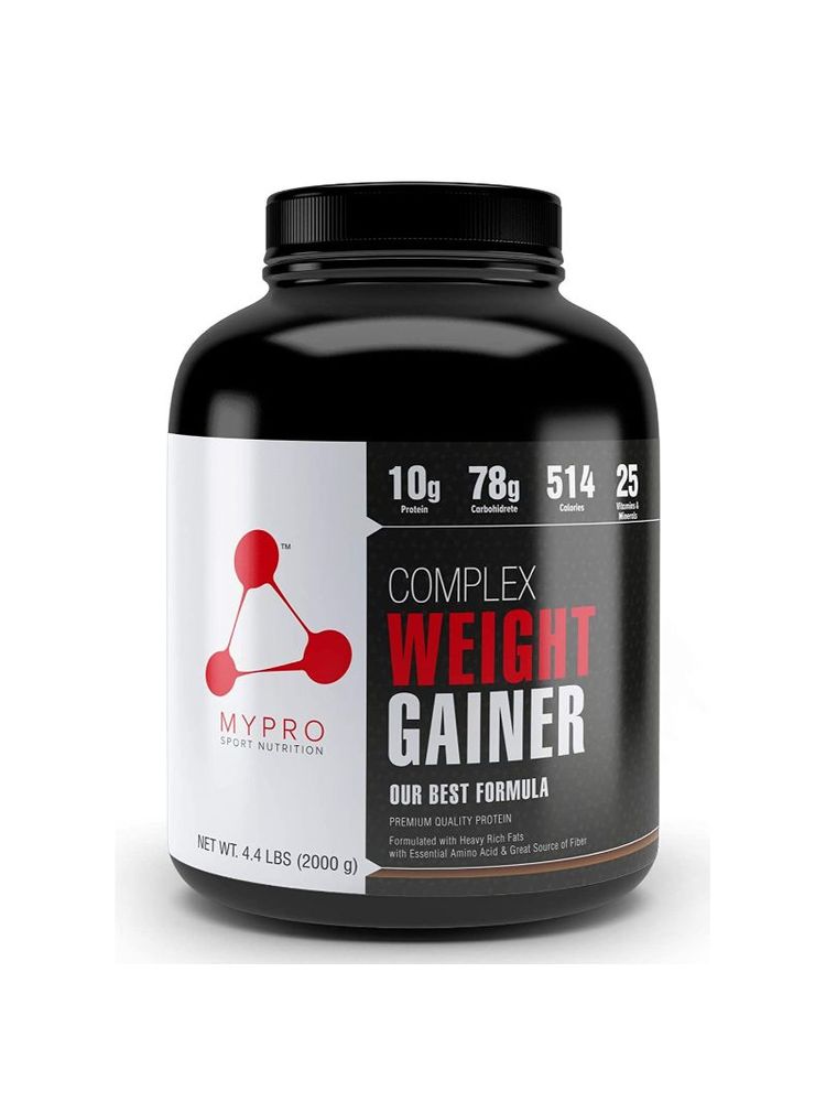 MYPRO SPORT NUTRITION Weight Gainer Advanced High Protein Supplement Powder - Chocolate Flavor
