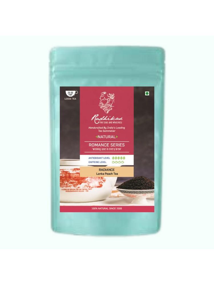 Radhikas RADIANCE Lanka Peach Tea - A Fruity and Floral Blend with Collagen and Biotin-picture-24
