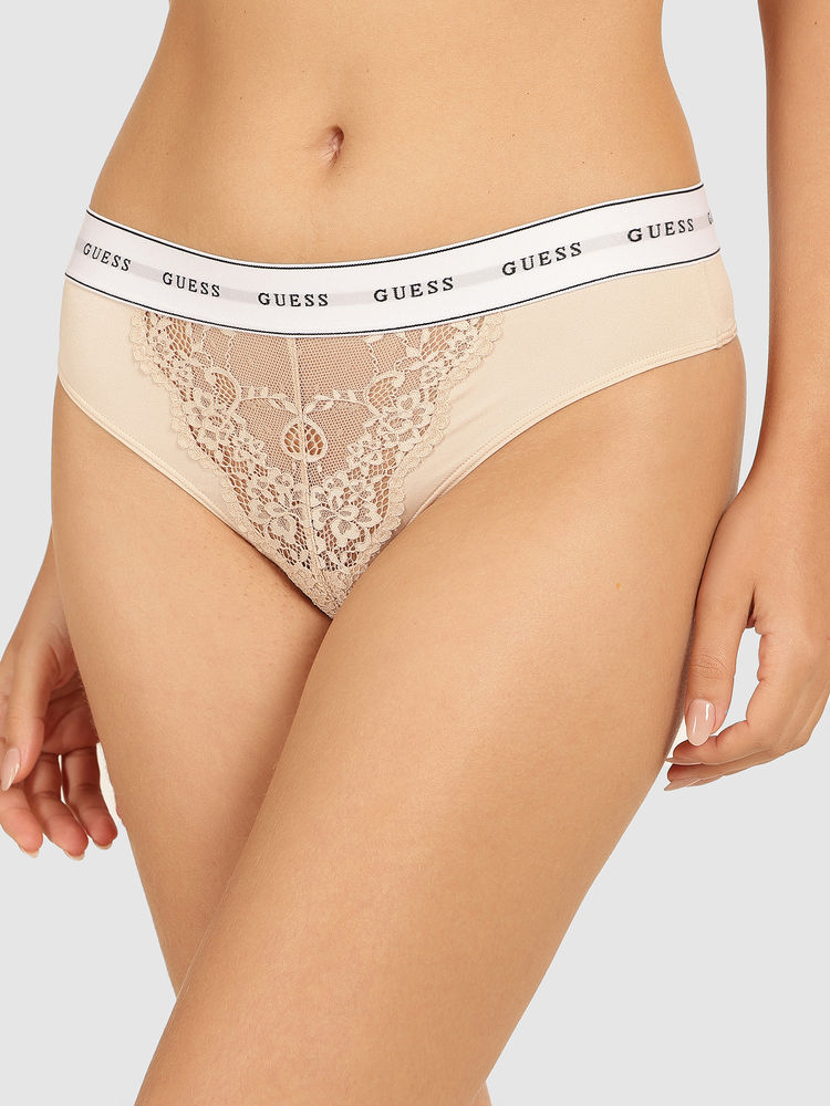 guess fashion Guess Beige Polyamide Belle Thong-picture-28