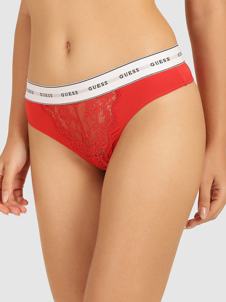 guess fashion Guess Red Polyamide Belle Thong-picture-40