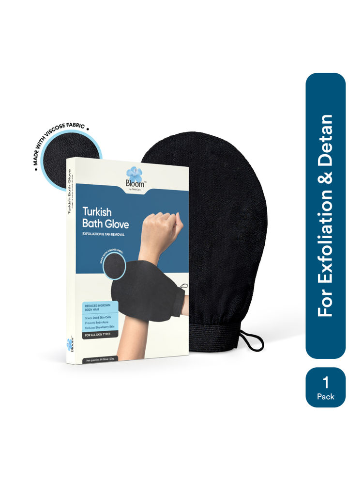 Bloom by Boldcare Gentle Exfoliating Bath Glove For Tan Removal and Gentle Exfoliation-image-8