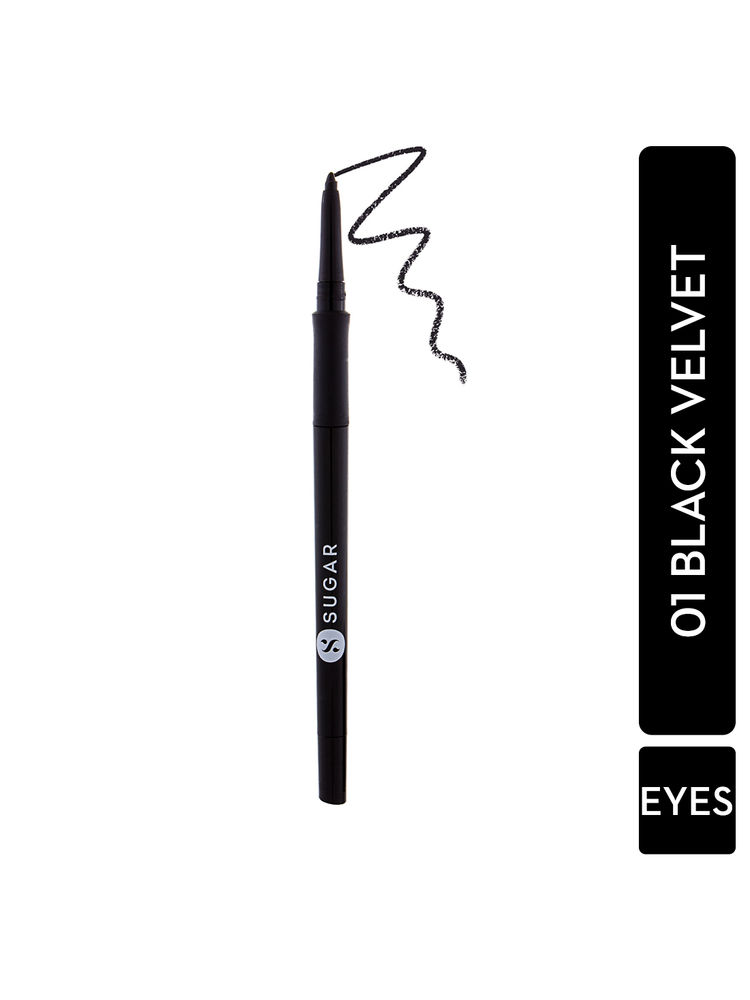 SUGAR Twist And Shout Fadeproof Kajal - 01 Black Velvet-picture-8