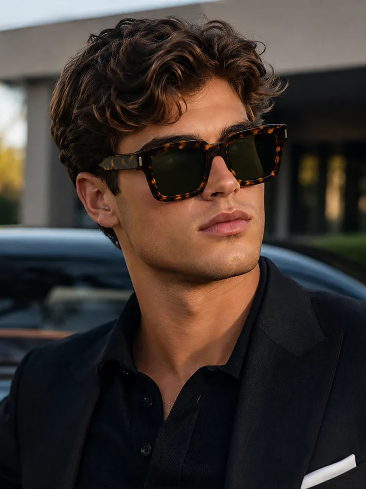 Zaadran Royal Edge Leopard Green Sunglasses-picture-15