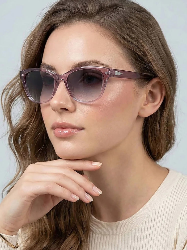 Zaadran Scotia Pink Cat Eye Sunglasses-picture-11