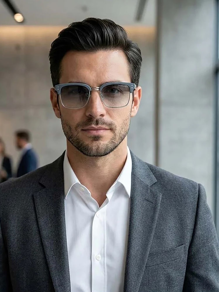 Zaadran Solomon Grey Wayfarer Sunglasses-picture-20