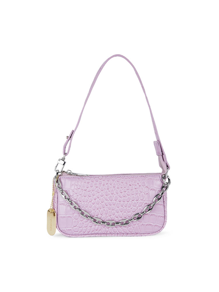 Sugarush Adriana Purple Textured Handbag (S)-image-18