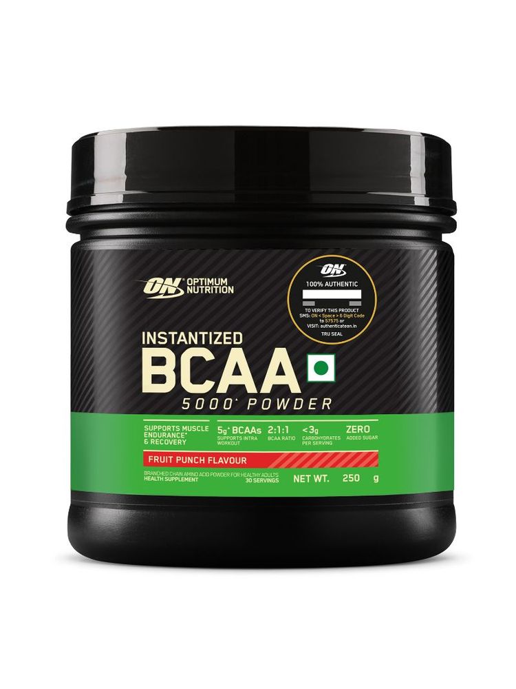 Optimum Nutrition (ON) BCAA 5000 Powder - Fruit Punch