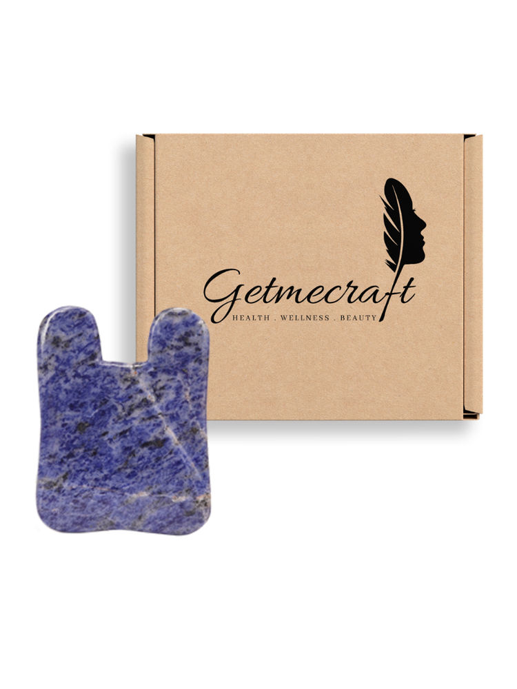 Getmecraft Sodalite Gua Sha Massage Tool (Rabbit Ear Shape)-image-31