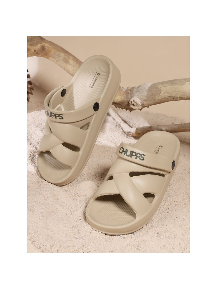 Chupps Women Maven Cream Casual Slide Clogs-image-21
