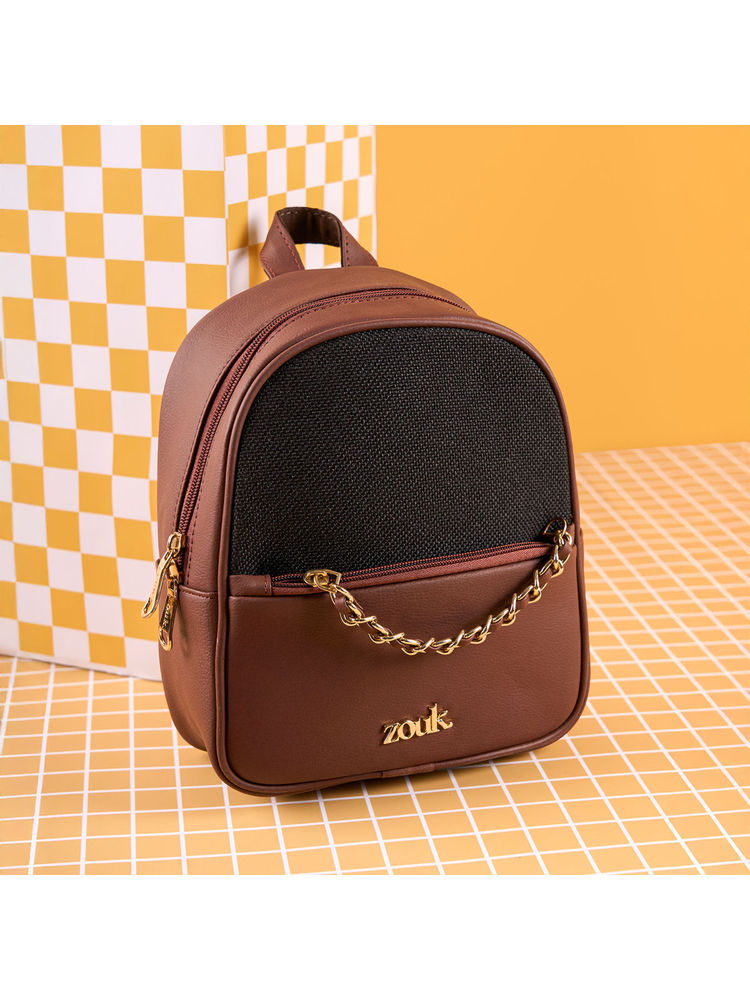 Zouk Mayra Mini Backpack Jet Black-picture-25