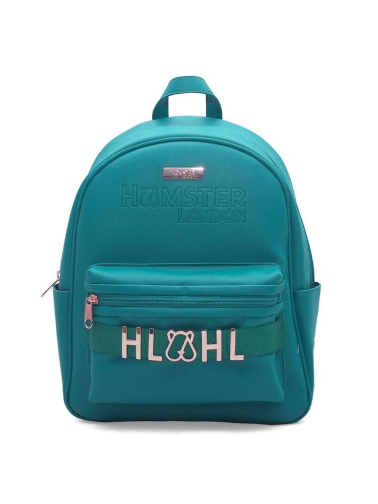 Hamster London Women Melissa Solid Blue Backpack (M)-picture-23
