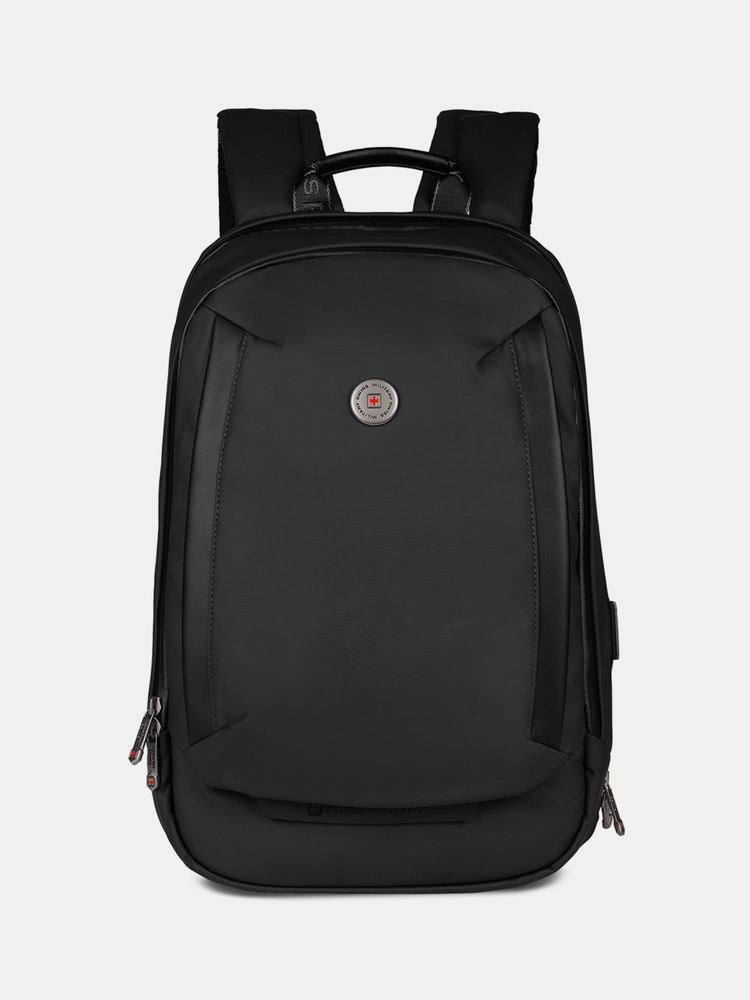 Swiss Military Black Fortis 19L Anti-Theft Backpack-picture-13