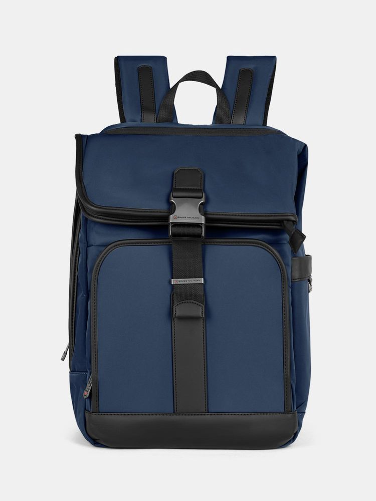 Swiss Military Pinnacle 19L Laptop Bag 15.6 Anti-Theft Blue Backpack-picture-10