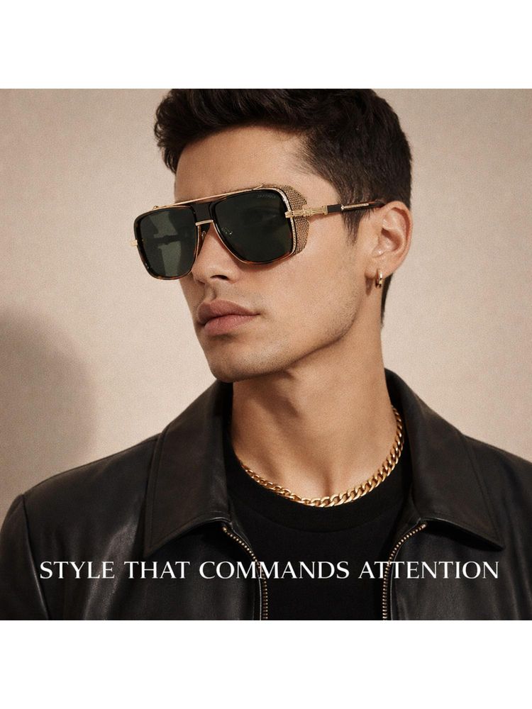 Zaadran Unisex Laos Green Lens Sunglasses (56)-image-13