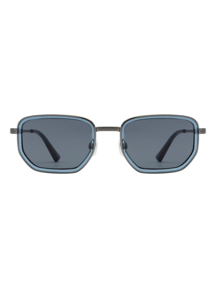 Opium Eyewear Unisex Lightweight Polarised & UV Protected Hexagon Grey Lens Sunglasses (51)-image-13