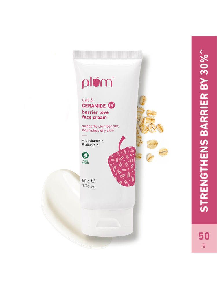 Plum 1% Ceramide Face Cream With Oat, Strengthens Skin Barrier & Nourishes-picture-27