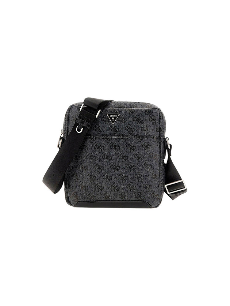 guess fashion Guess Grey Printed Torino Top Zip Crossbody Bag-picture-30